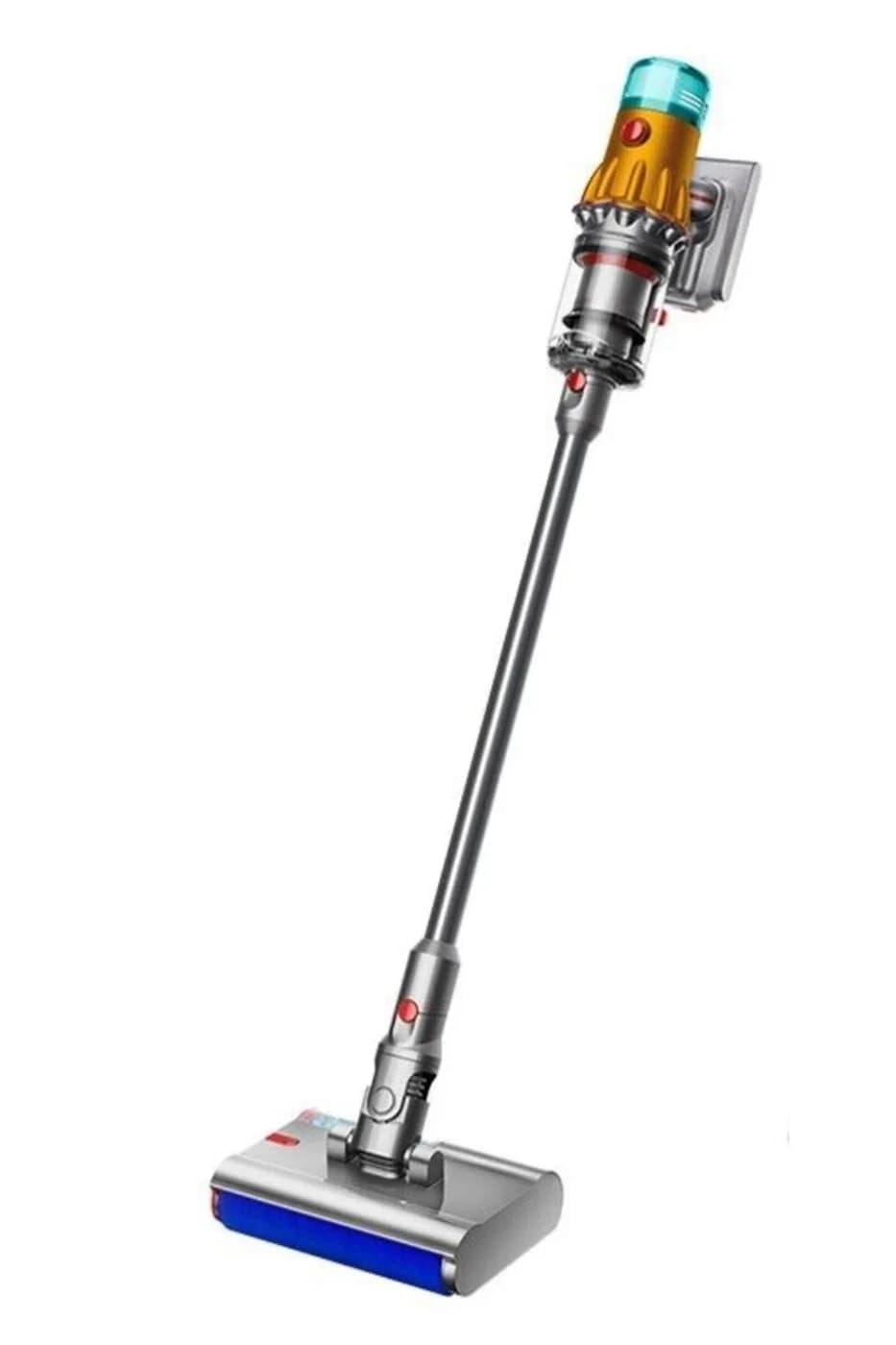 Dyson V12S Detect Slim Submarine Complete (SV46) Yellow/Nickel (уточнять наличие насадки с лазером) · Yellow · фото 1