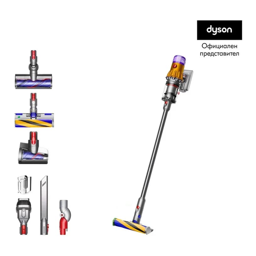 Dyson V12 Detect Slim Absolute (SV46) Yellow/Nickel · Yellow · фото 1