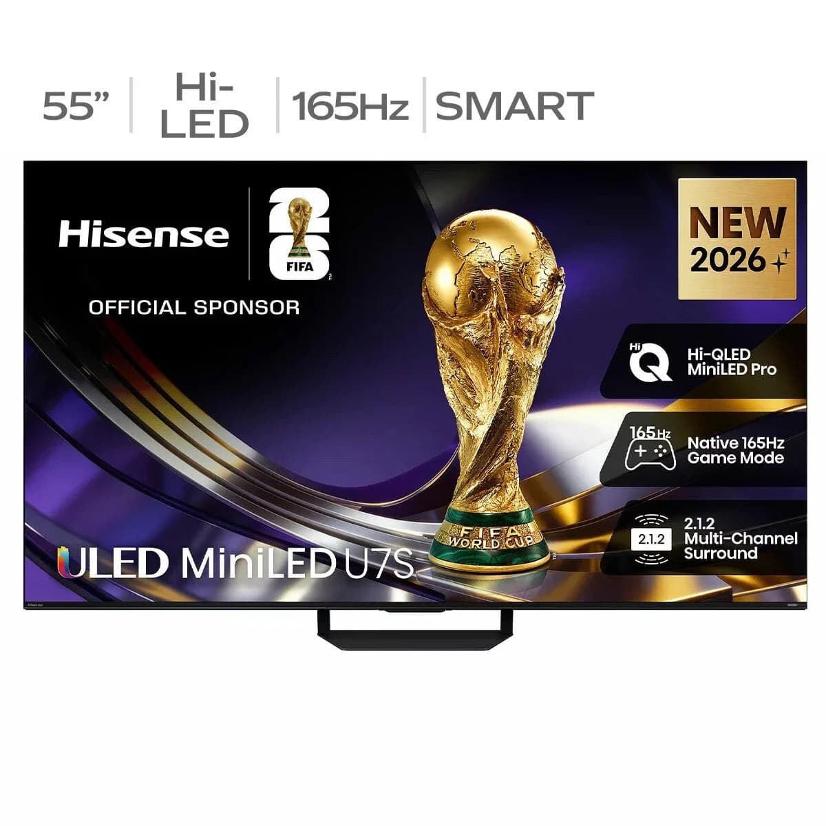 55" Hisense 55U7S 2026 · BG-84F81A9564A66DFC · фото 1