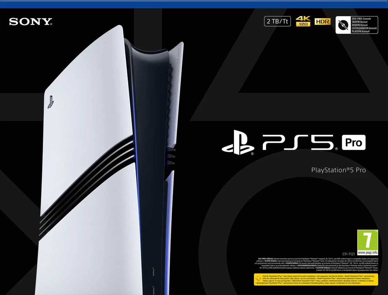 Sony PlayStation 5 Pro 2TB 7121B 2rev · BG-4962A7474D676C22 · фото 1